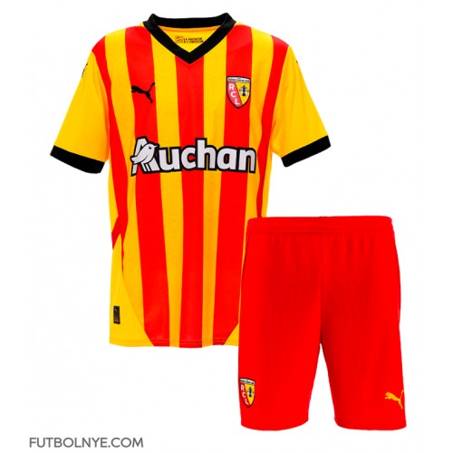 Camiseta RC Lens Primera Equipación para niños 2024-25 manga corta (+ pantalones cortos)